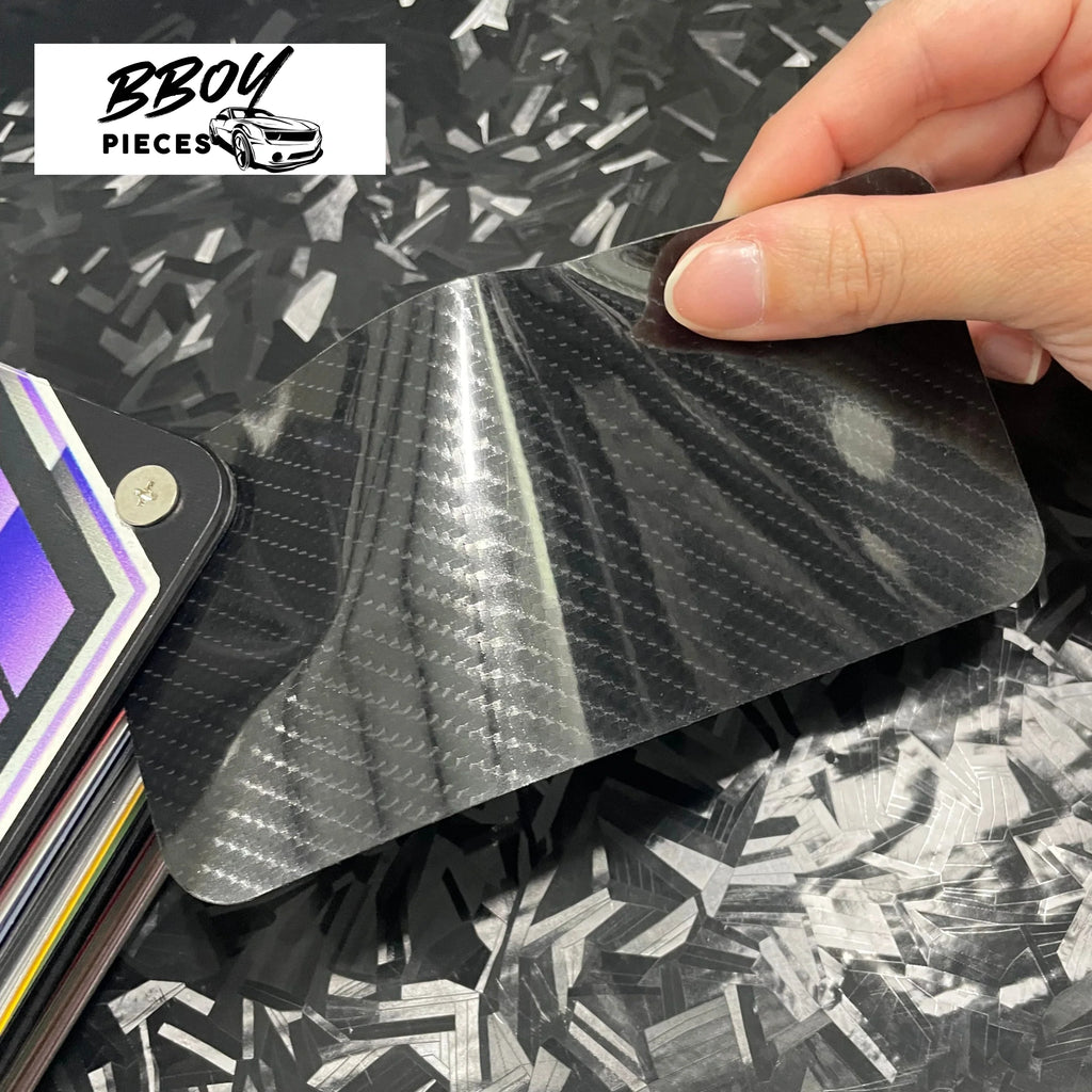 6D Carbon Fiber Black - BBOY Pieces Vinyl Wrap Material (Price does NOT include installation.)