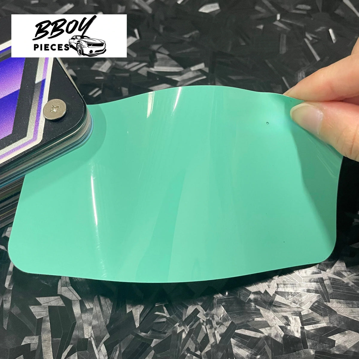 Super Gloss Porsche Mint Green - BBOY Pieces Vinyl Wrap Material (Price does NOT include installation.)