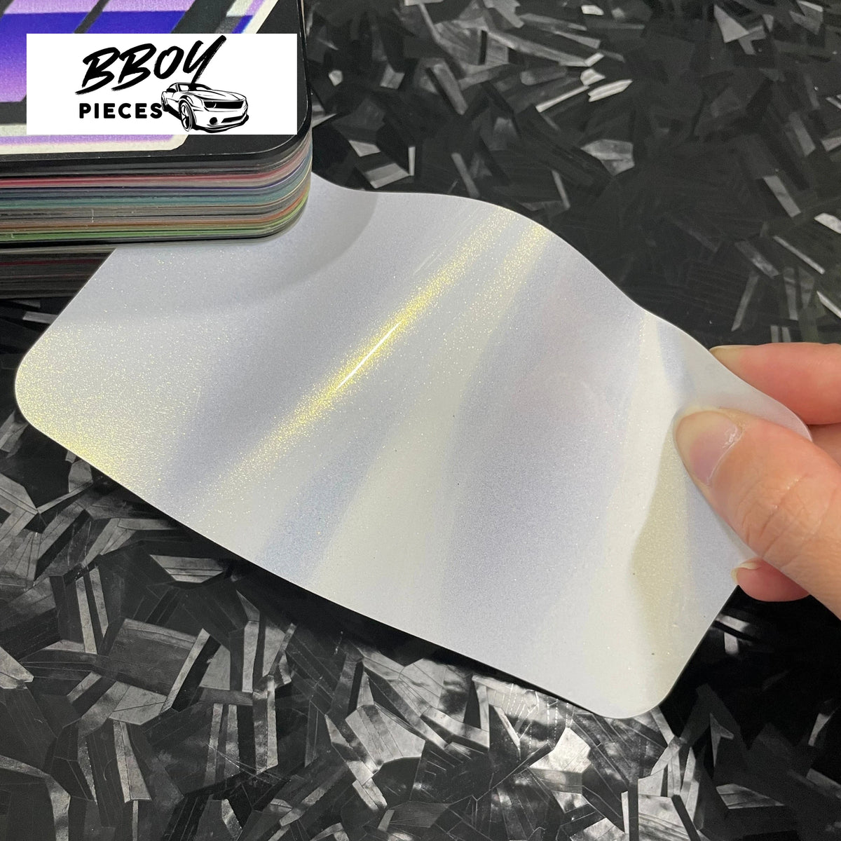 Super Gloss Pearl White Gold - BBOY Pieces Vinyl Wrap Material (Price does NOT include installation.)