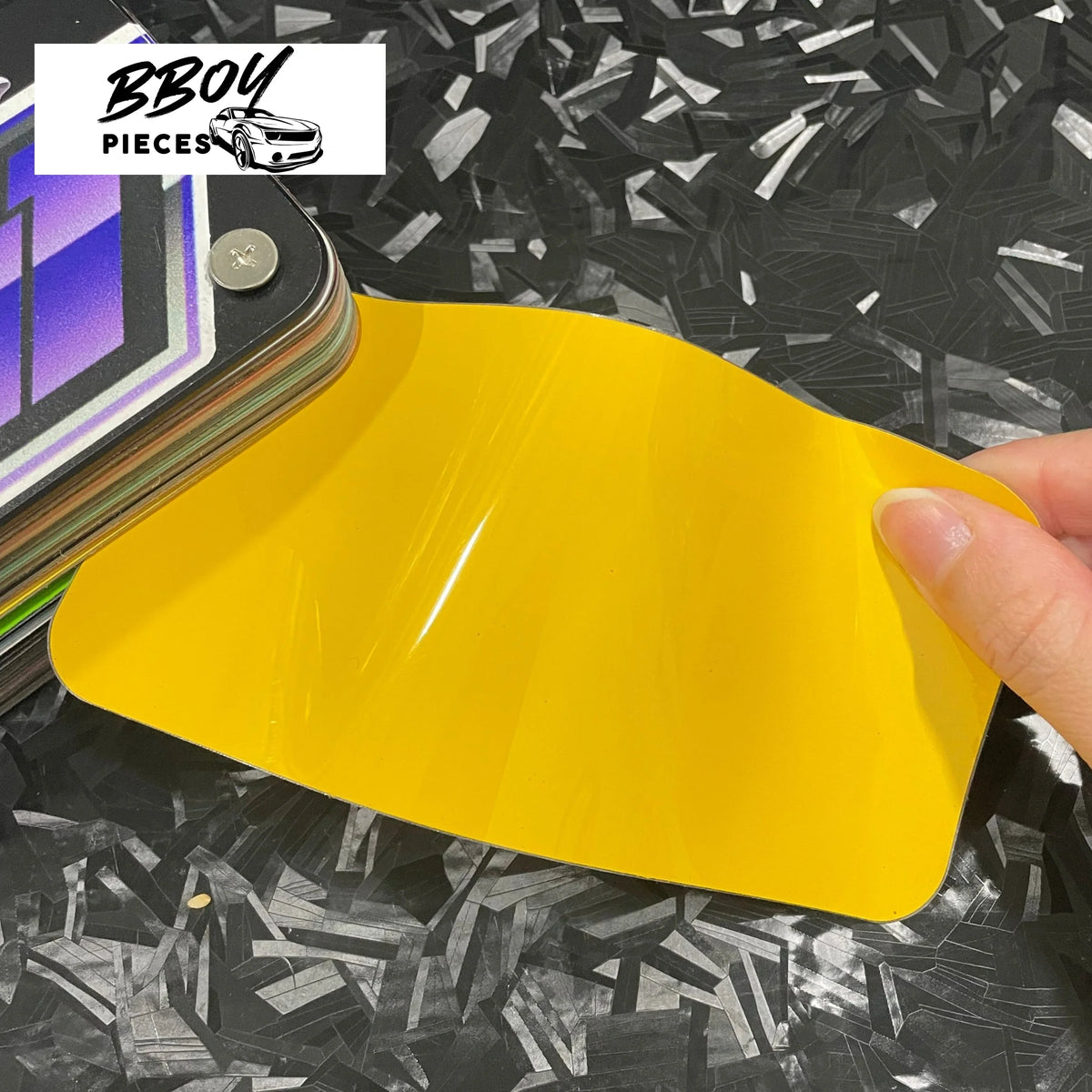 Super Gloss Sunflower Yellow - BBOY Pieces Vinyl Wrap Material (Price does NOT include installation.)