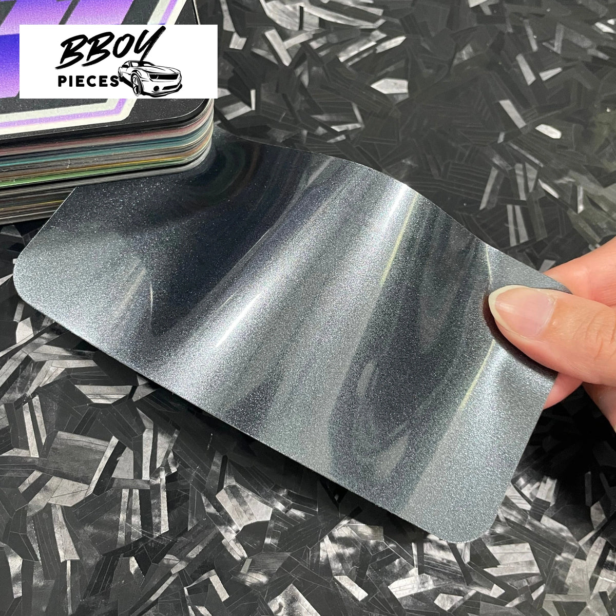 Super Gloss Mercedes Moonlight Gray - BBOY Pieces Vinyl Wrap Material (Price does NOT include installation.)