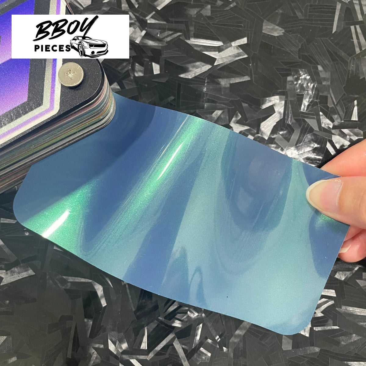 Super Gloss Coral Peacock Green - BBOY Pieces Vinyl Wrap Material (Price does NOT include installation.)