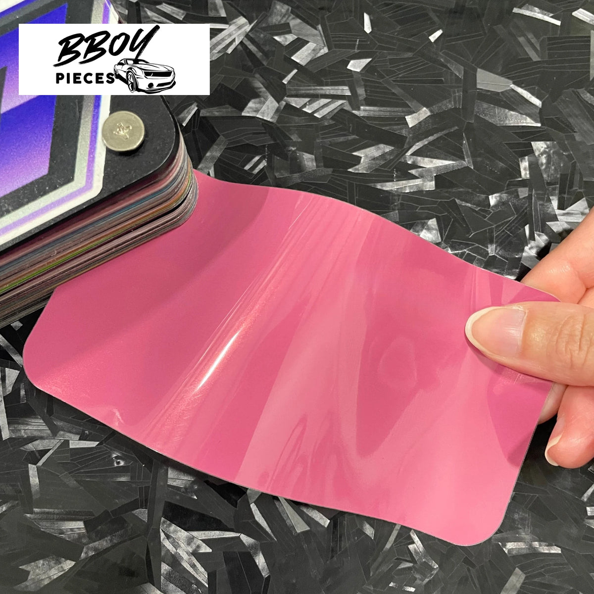 Super Gloss Morganite Red Metallic - BBOY Pieces Vinyl Wrap Material (Price does NOT include installation.)