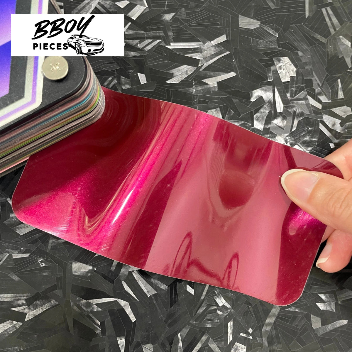 Super Gloss Rubellite Red Metallic - BBOY Pieces Vinyl Wrap Material (Price does NOT include installation.)