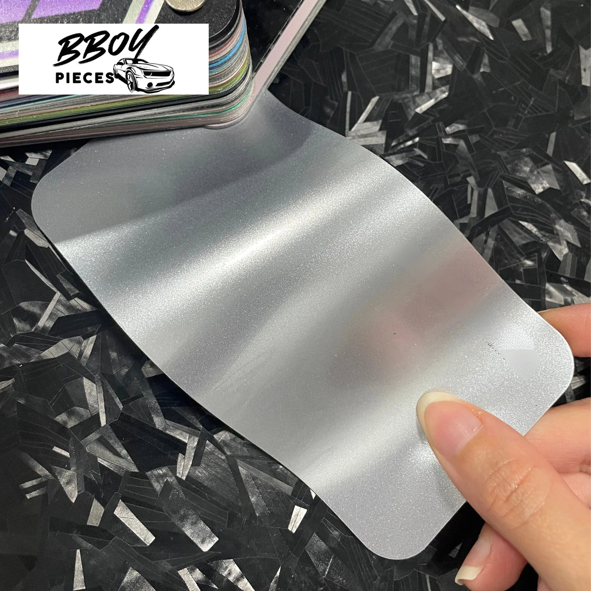 Super Gloss Audi Prism Silver - BBOY Pieces Vinyl Wrap Material (Price does NOT include installation.)