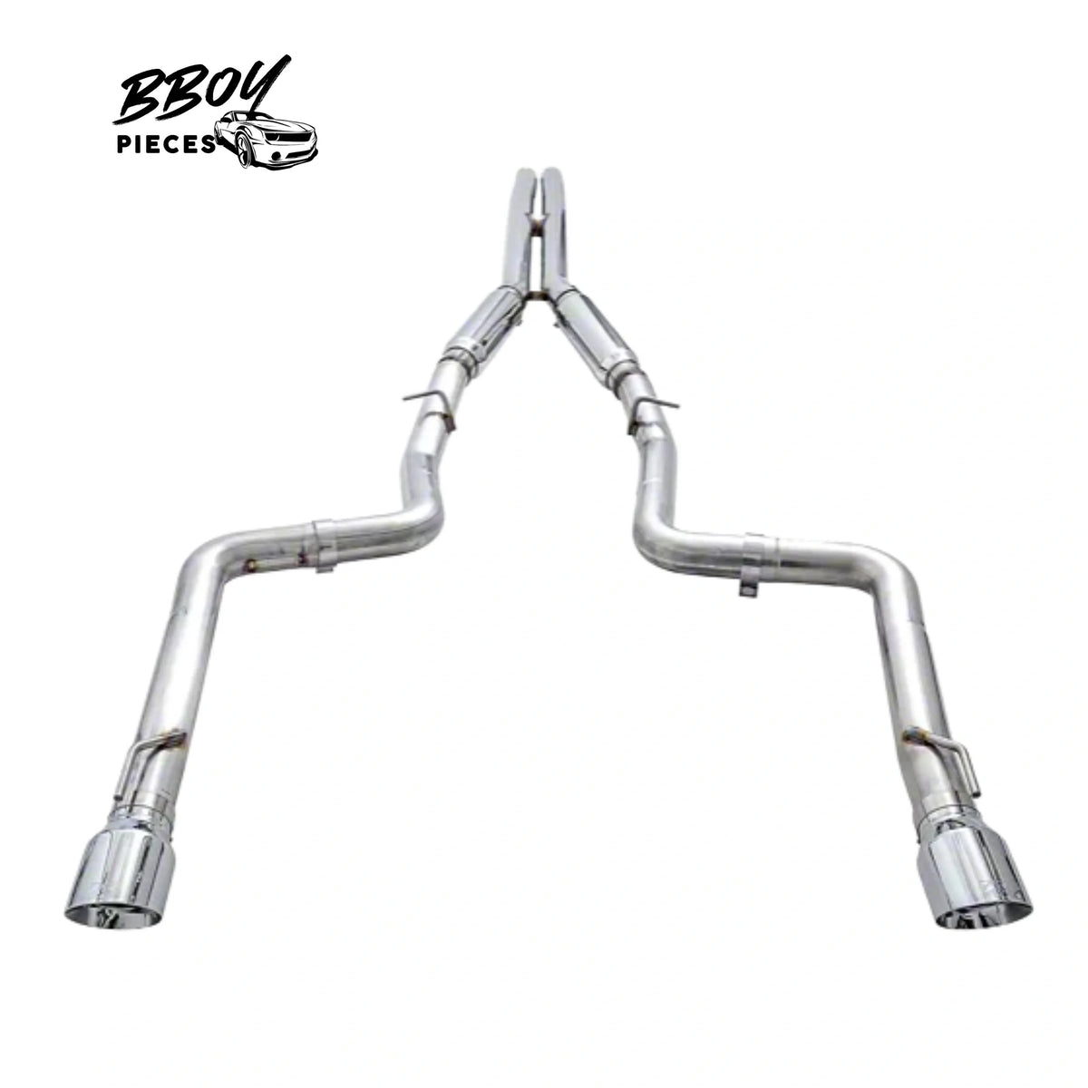 BBOY Pieces — AWE Track Edition Cat-Back Exhaust with Chrome Silver Tips (15-23 6.2L Hellcat Charger)