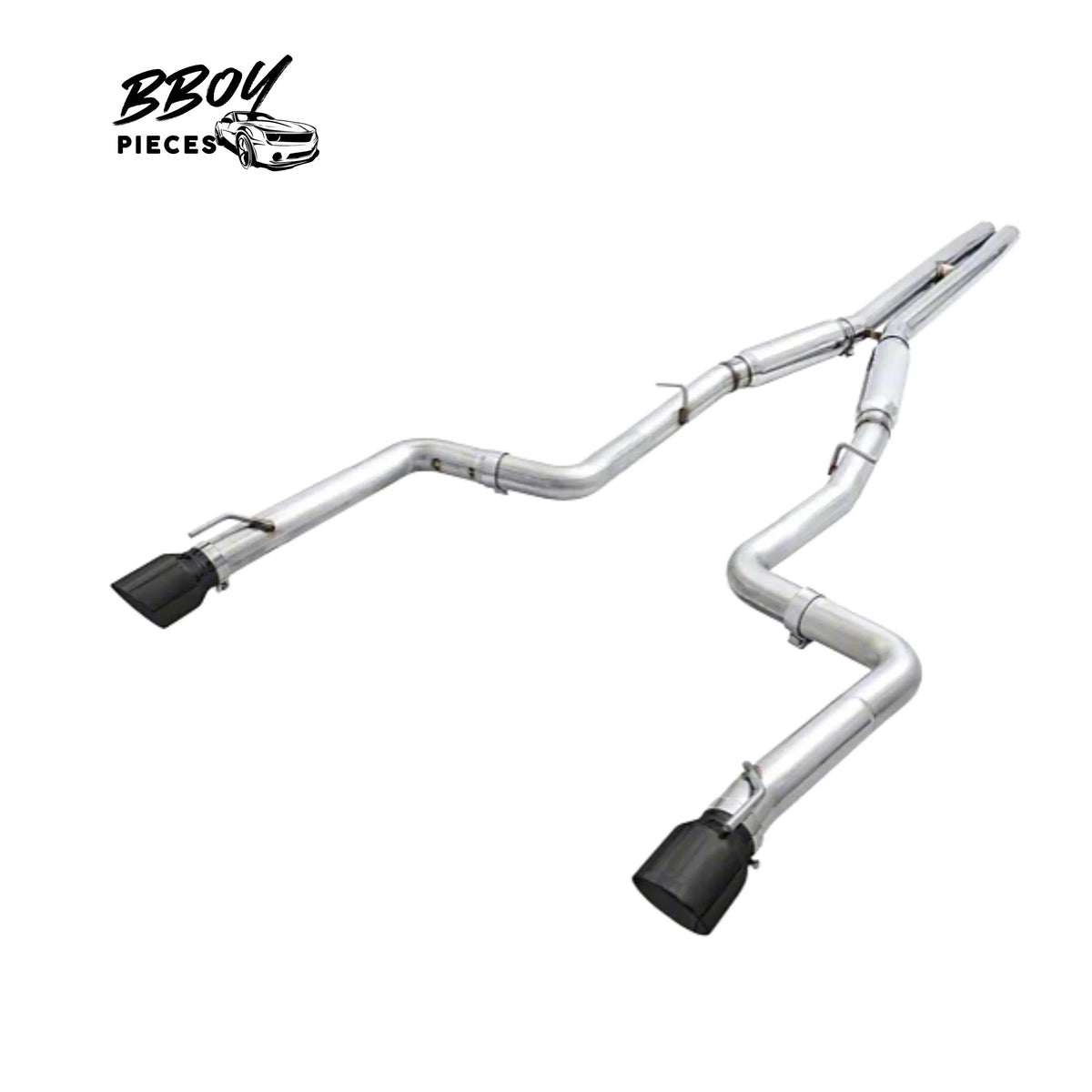 BBOY Pieces — AWE Track Edition Cat-Back Exhaust with Diamond Black Tips (15-23 6.2L Hellcat Charger)