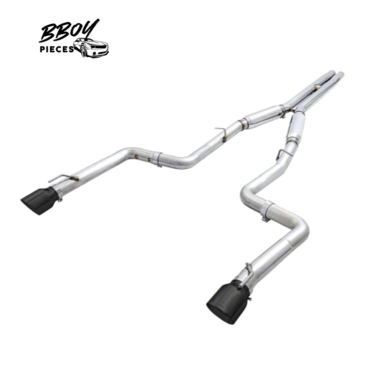 AWE Track Edition Cat-Back Exhaust with Diamond Black Tips 15-23 6.4L HEMI Charger — BBOY Pieces