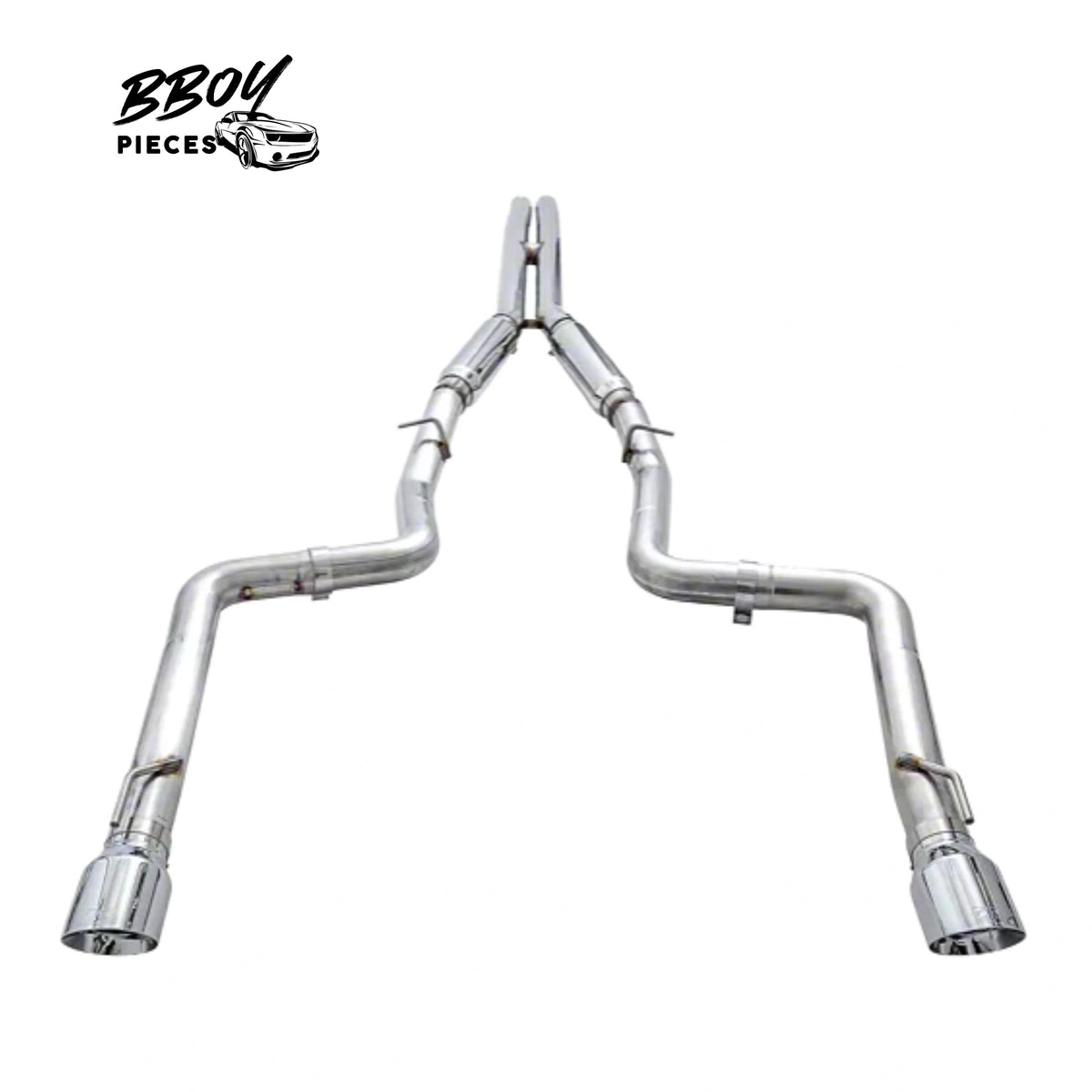 BBOY Pieces — AWE Track Edition Cat-Back Exhaust with Chrome Silver Tips (15-23 6.4L HEMI Charger)