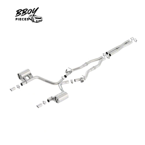 BBOY Pieces — * Borla ATAK Cat-Back Exhaust with Replacement Valves (17-23 5.7L HEMI Charger w/ MDS Valves)