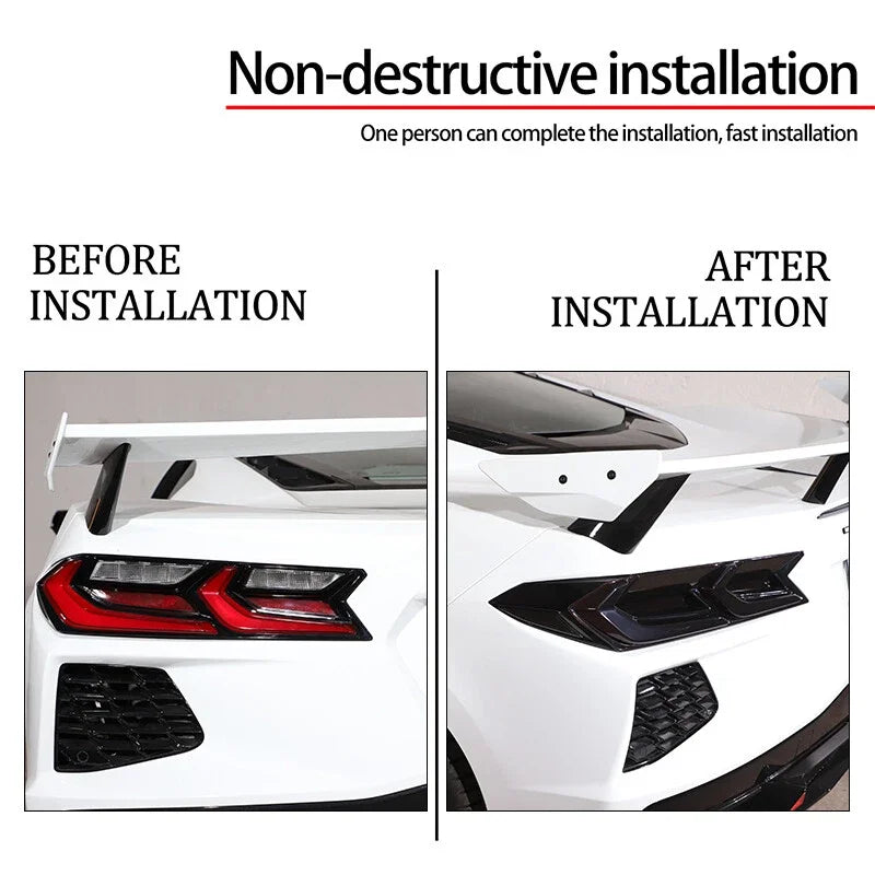 Corvette C8 Tinted Tail Covers