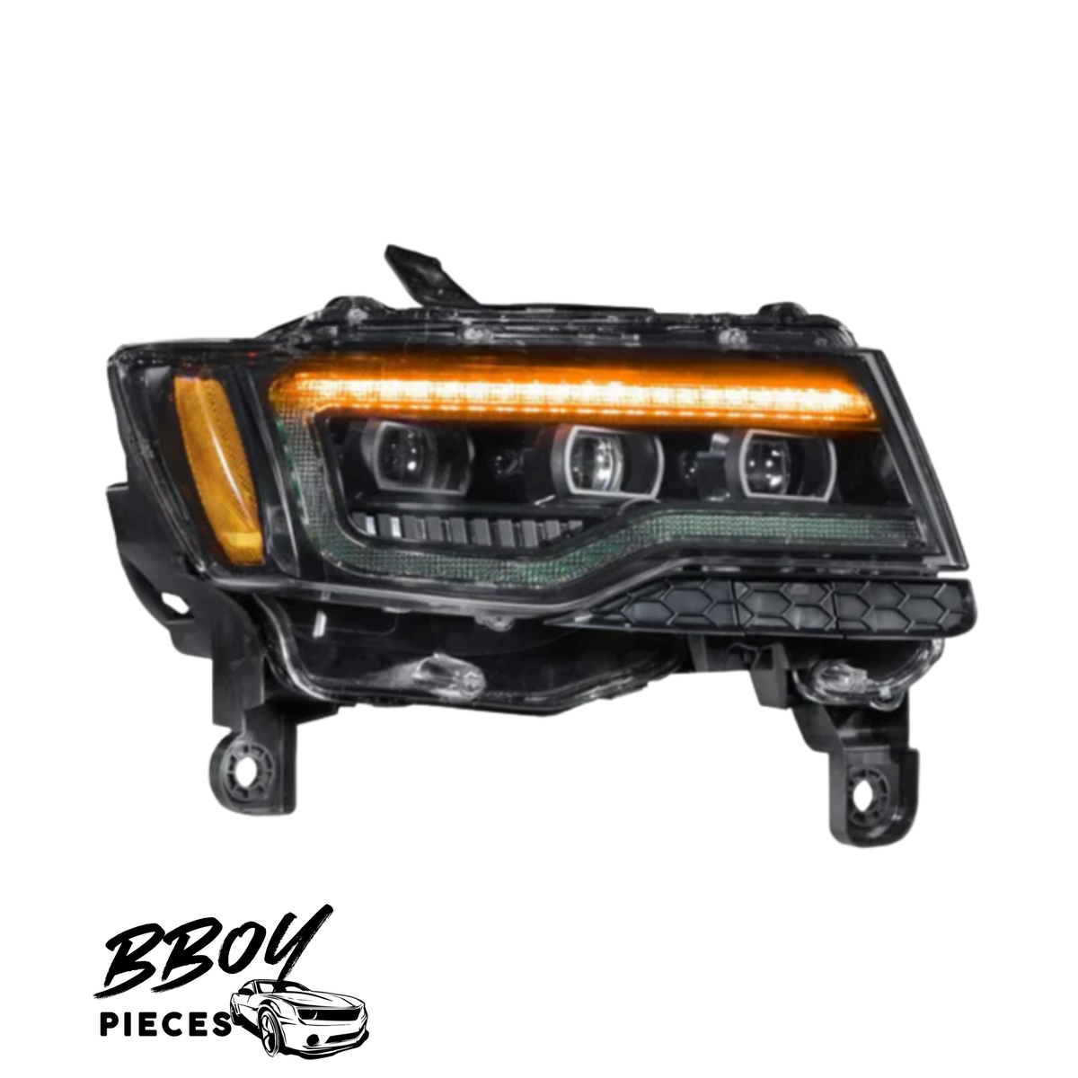 Jeep Grand Cherokee Multicolor Flow Series Headlights 2014-2021 XB MORIMOTO — BBOY Pieces