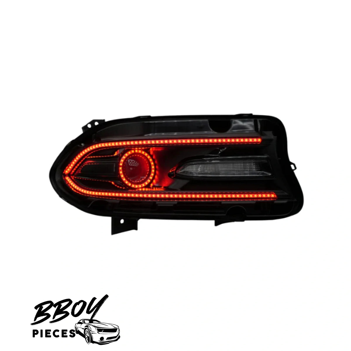 BBOY Pieces — Dodge Charger: V2 RGB Multicolor Flow Series Halo Headlights (2015–2023)