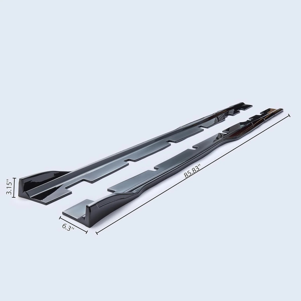 Charger 1 Piece Slimbody Side Skirts