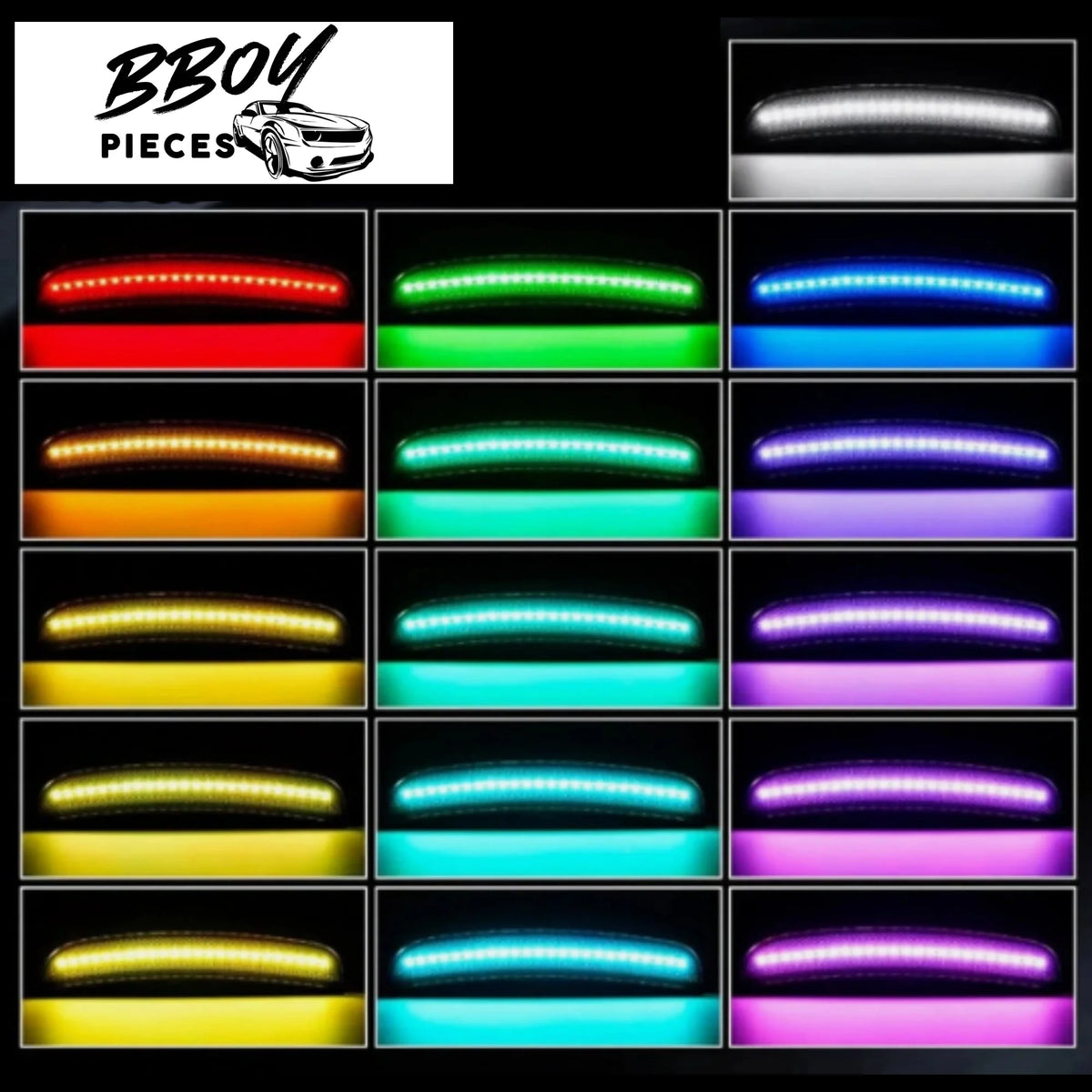 BBOY Pieces — Durango RGB Side Marker Reflectors