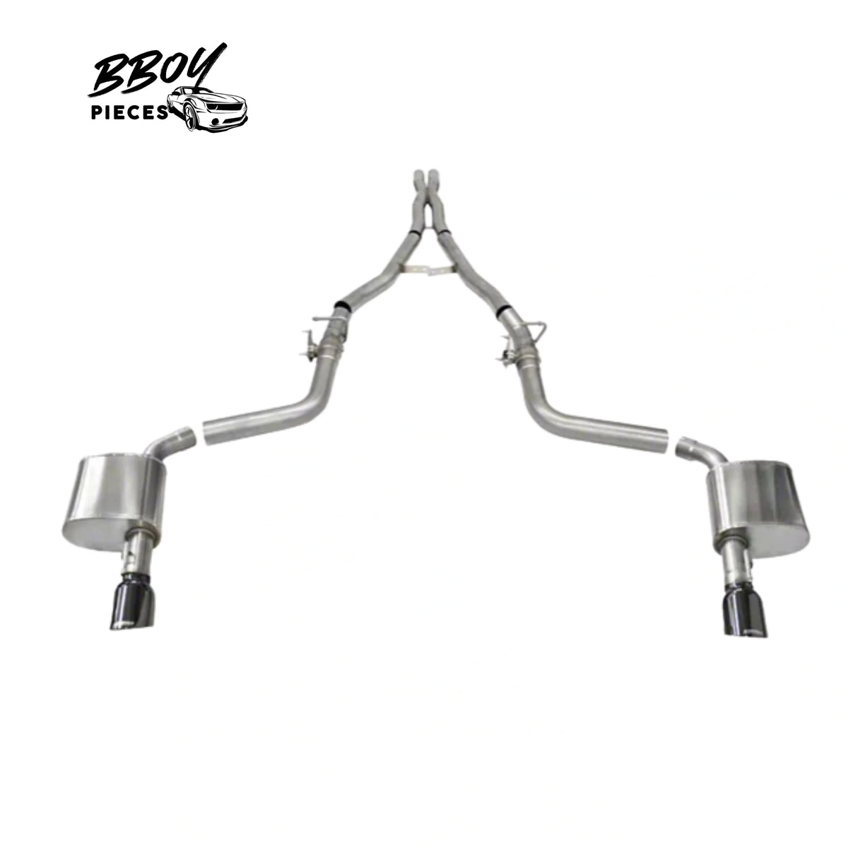 BBOY Pieces — Corsa Performance Xtreme Valved Cat-Back  Exhaust with Black Tips (15-23 6.2L HEMI Charger w/ MDS Valves)