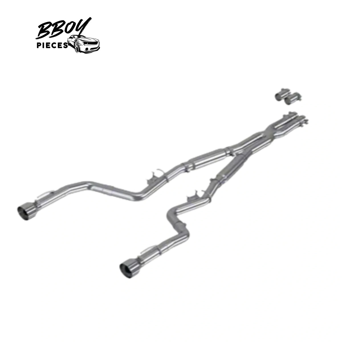 BBOY Pieces — MBRP Armor Lite Cat-Back Exhaust with Polished Tips (15-23 6.4 L HEMI Charger w/ MDS Valves)