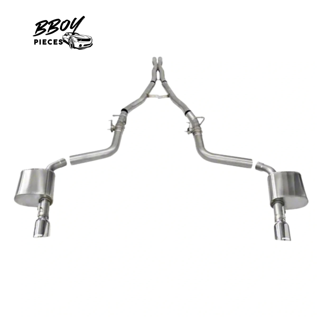 BBOY Pieces — Corsa Performance Xtreme Valved Cat-Back Exhaust with Polished Tips (15-23 6.4L HEMI Charger w/ MDS Valves)