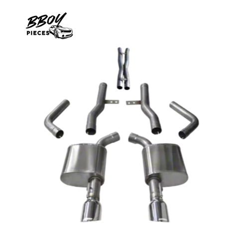 * Corsa Performance Xtreme Cat-Back Exhaust with Polished Tips (17-23 5.7L HEMI Charger w/ MDS Valves) — BBOY Pieces