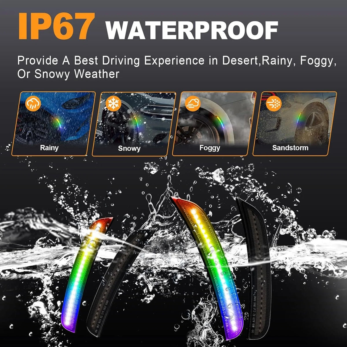 RGBW LED Color Change Lights for 2015-2023 Dodge Charger