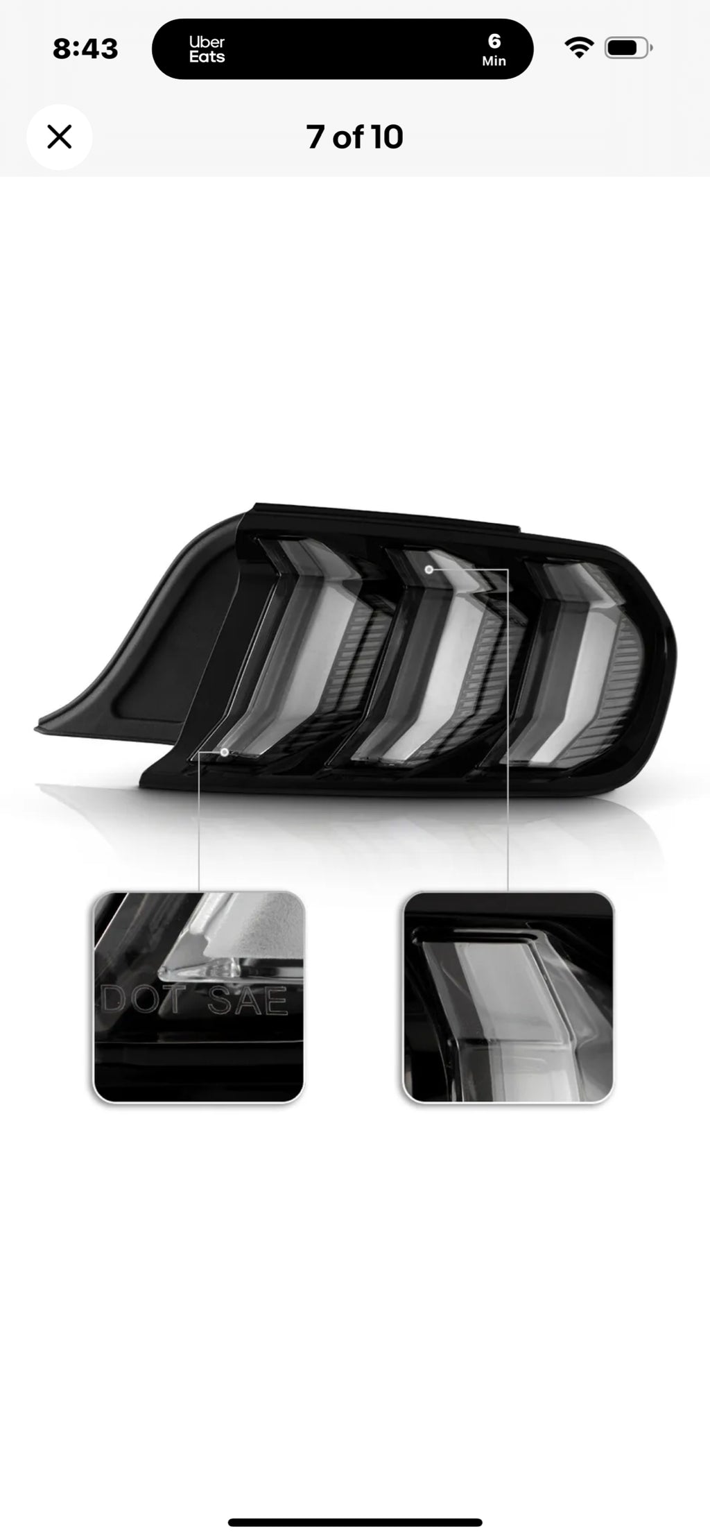 2015-2023 Ford Mustang Euro Clear LED Sequential