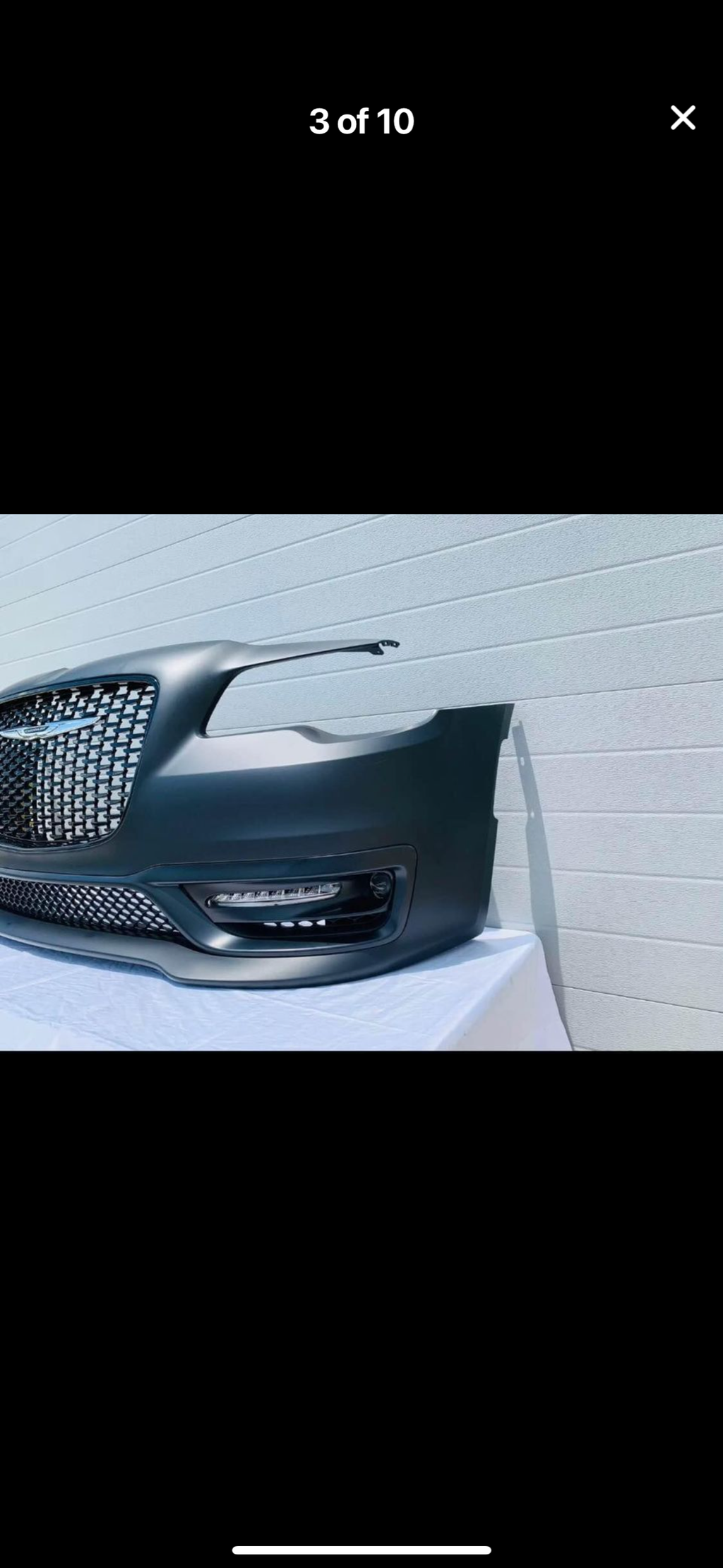 Chrysler 300 front bumper