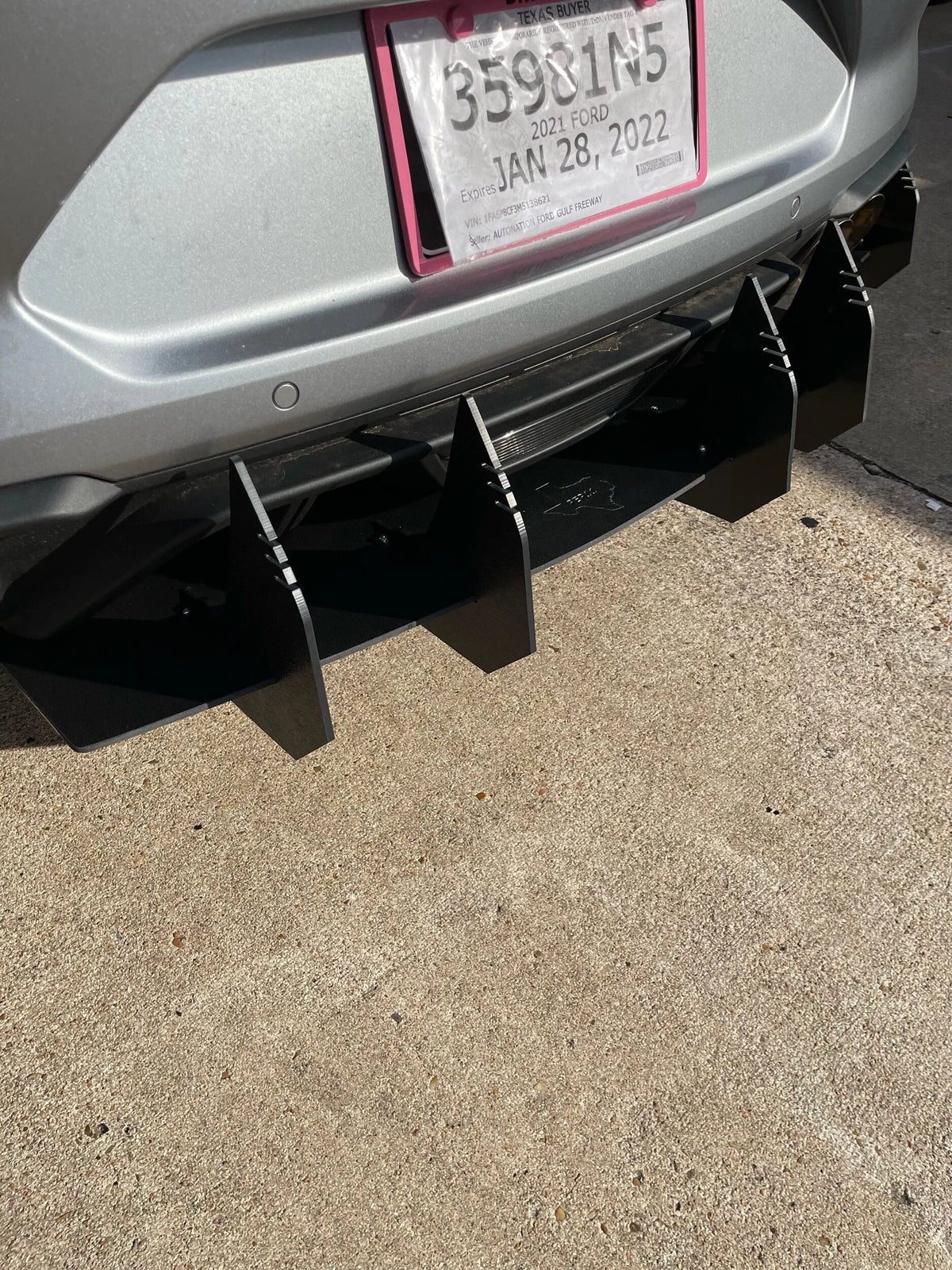 Big Rear Fin Diffuser