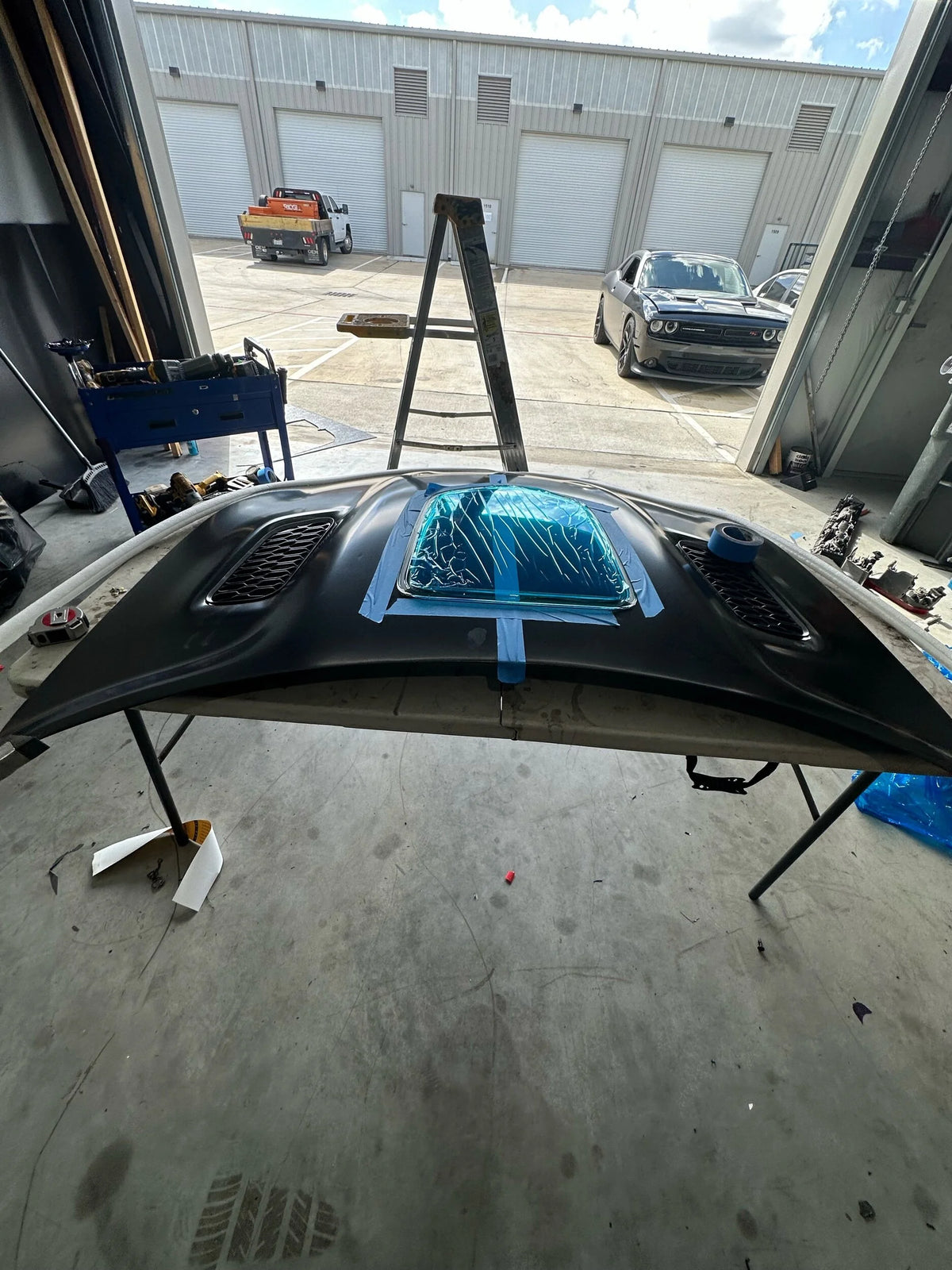 Charger Glass Hood