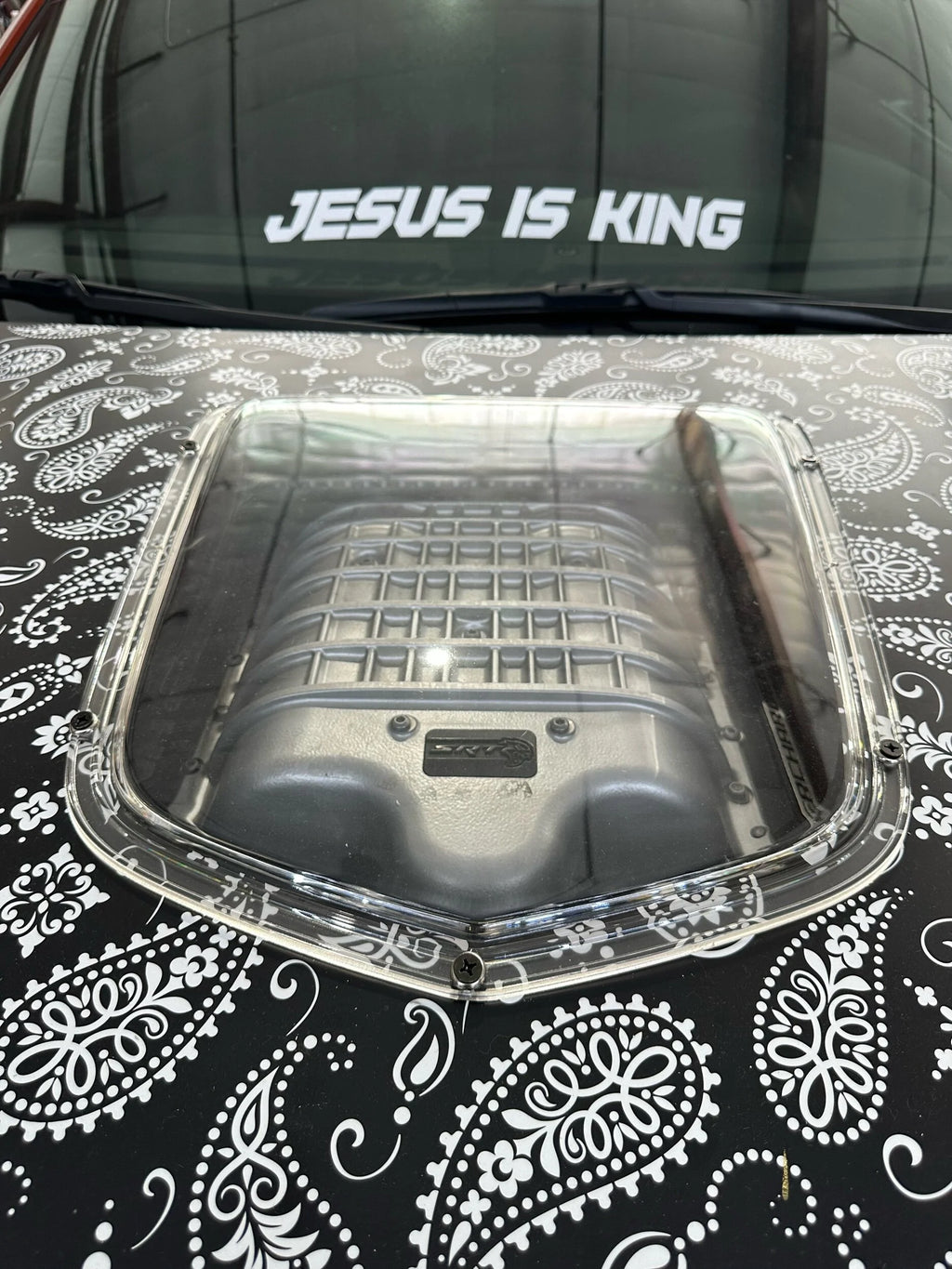 Charger Glass Hood