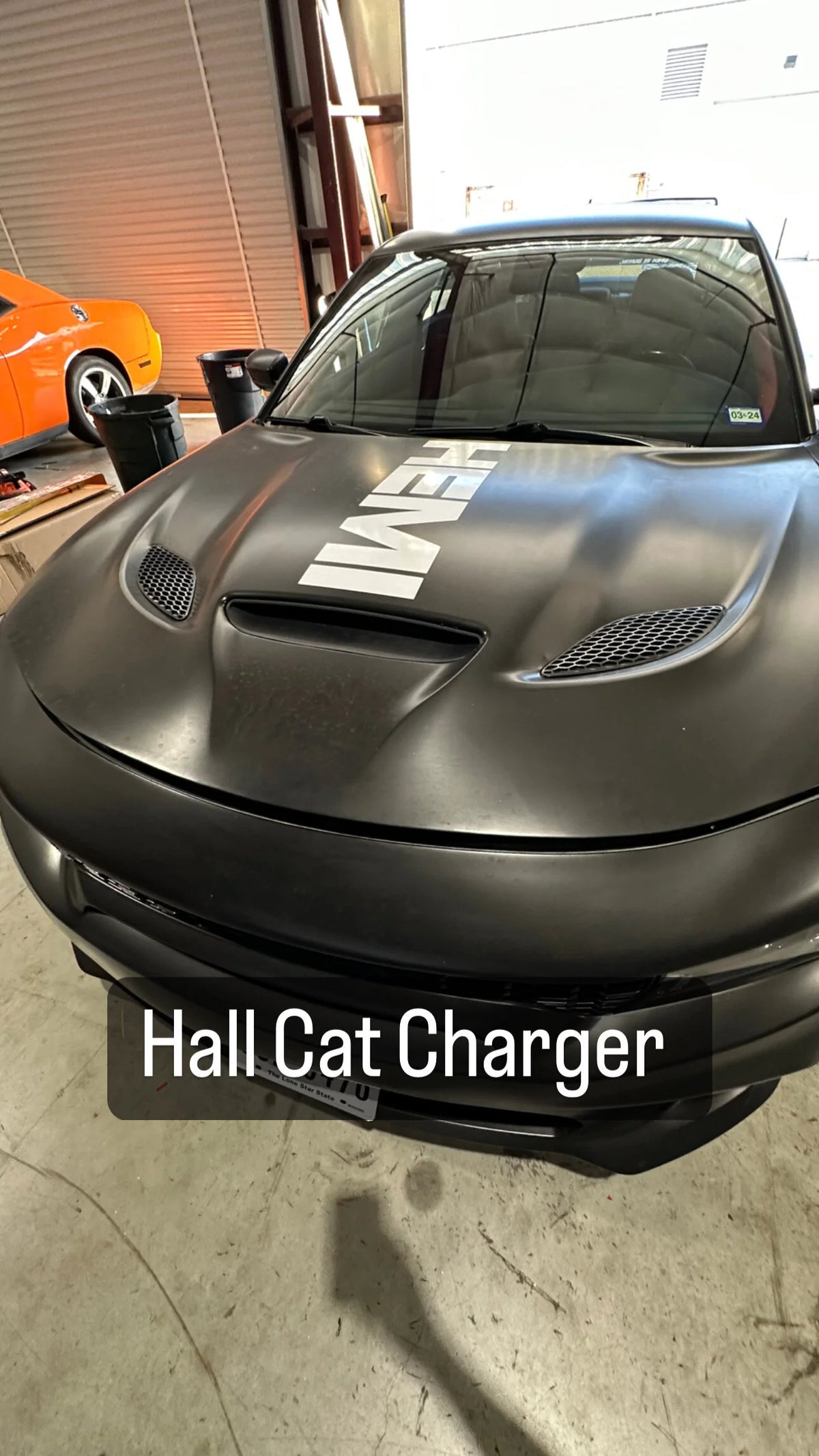 Charger Hell Cat Hood