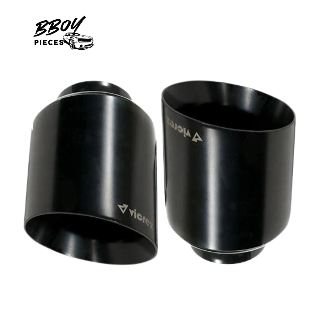 BBOY Pieces — Vicrez Black Bolt On 5" Exhaust Tips