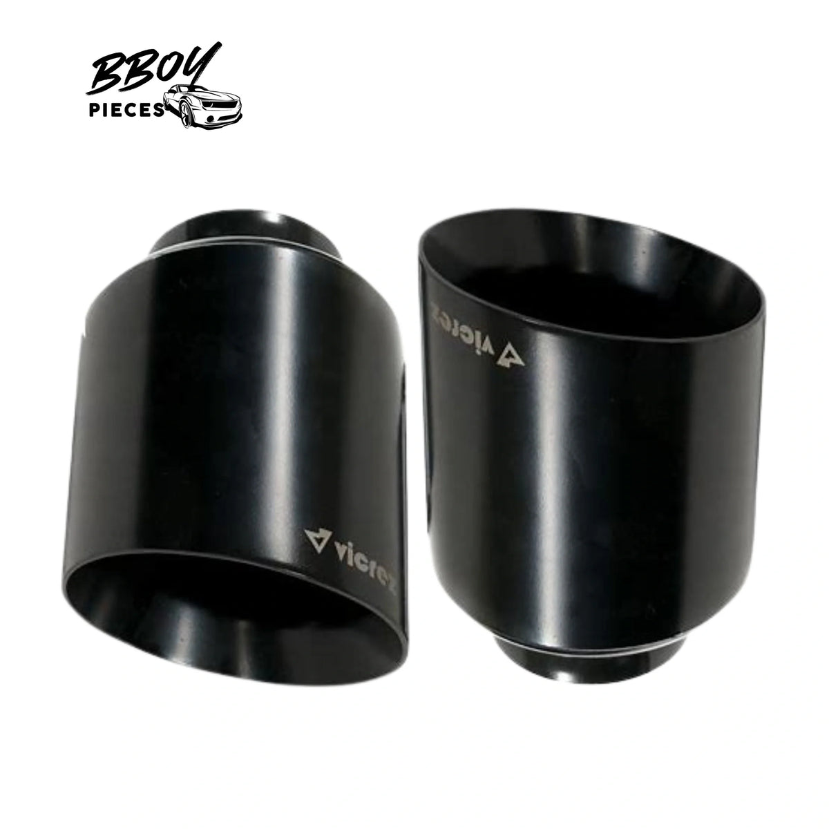 BBOY Pieces — Vicrez Black Bolt On 5" Exhaust Tips
