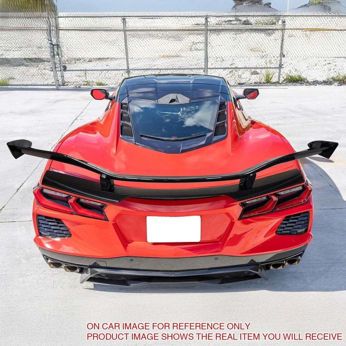 Corvette Stingray Z07/Z06 Inspired Gloss Black Wing